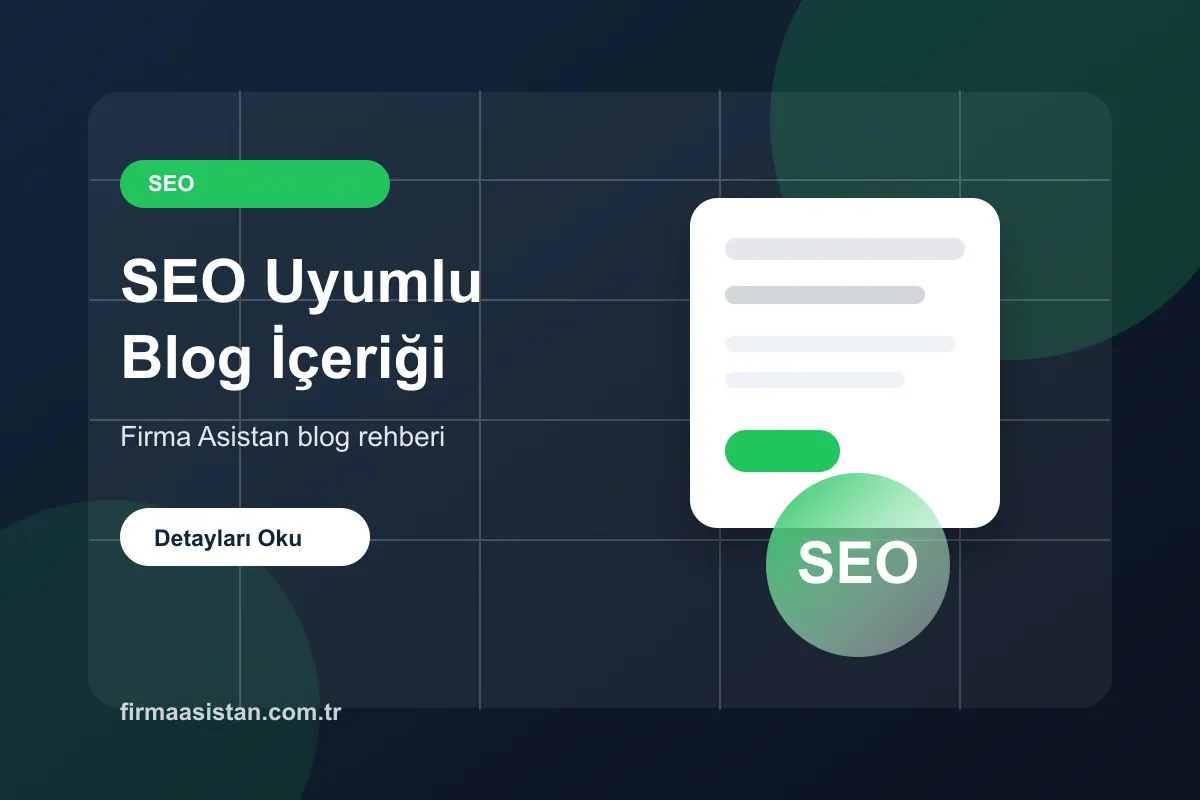 SEO Uyumlu Blog İçeriği Nasıl Hazırlanır? blog görseli