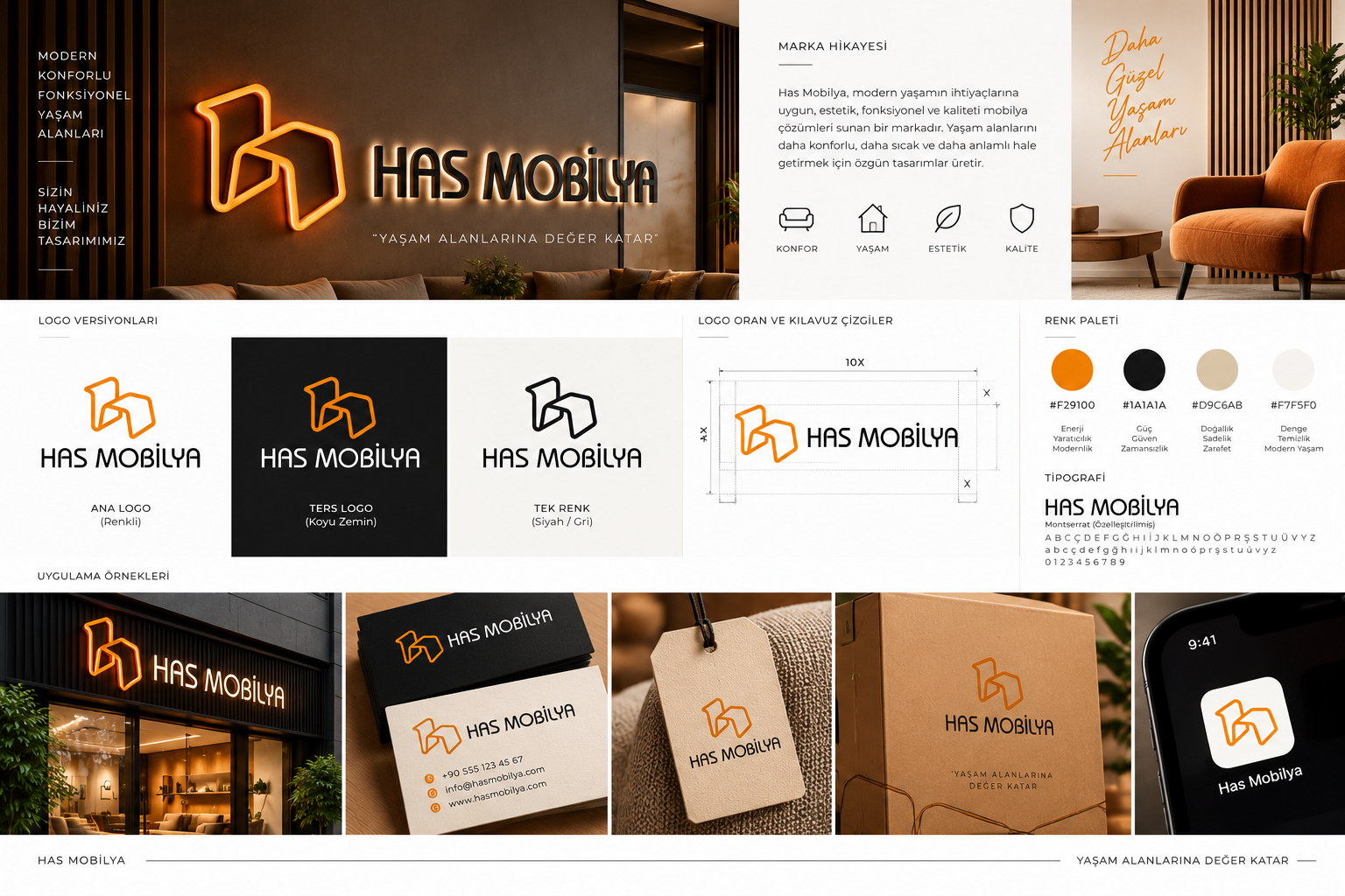 Has Mobilya Logo Tasarımı görsel 2