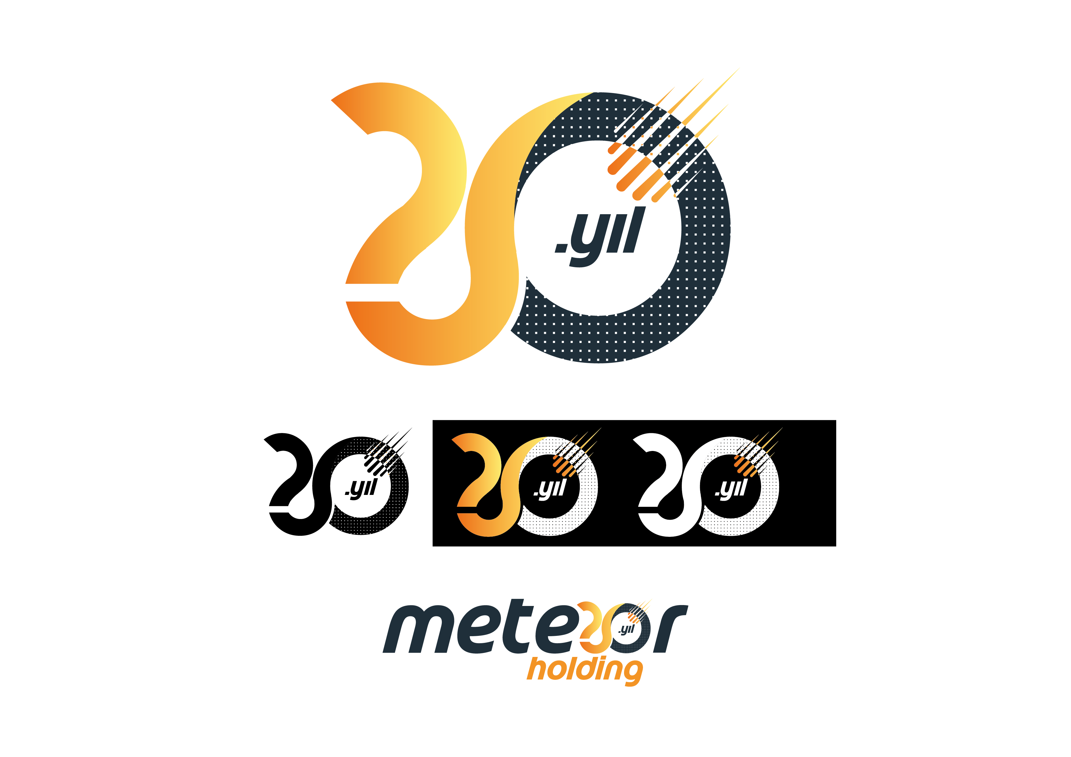 Meteor Holding 20.Yıl Logosu görsel 3
